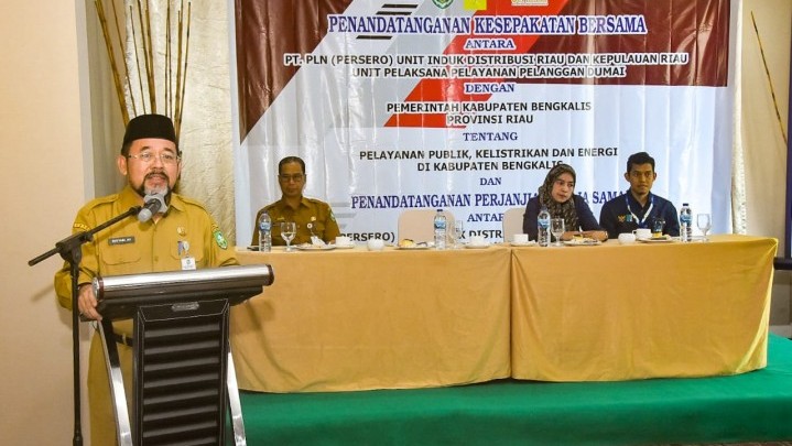 Maksimalkan Pelayanan, PLN UP Dumai Kerja Sama Khusus dengan Pemkab Bengkalis