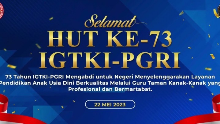 Peningkatan Kompetensi Jadi Pesan Bupati Rohul di HUT ke-73 IGTK-PGRI