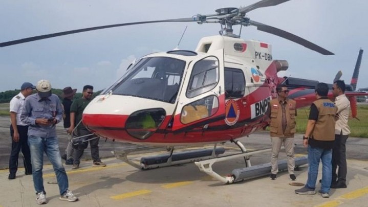 BNPB Tambah Helikopter Patroli Karhutla di Riau