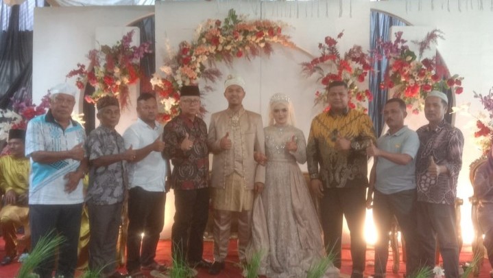Hadiri Acara Resepsi Pernikahan, Afrizal Naaf: Semoga Bersatu Sampai Maut Memisahkan