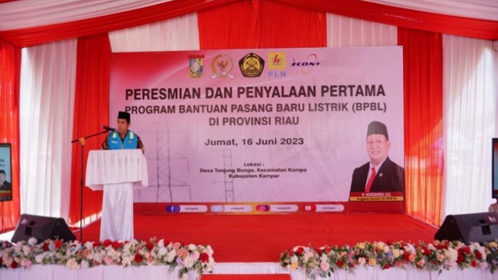 Peresmian Program BPBL di Desa Tanjung Bungo Kampar