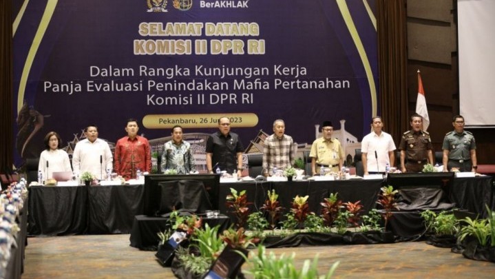 Penindakan Mafia Tanah di Riau Dievaluasi panja DPR RI