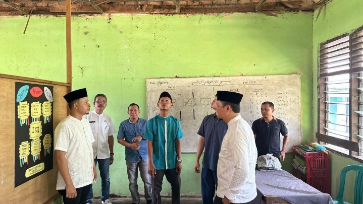 Syahrul Aidi Kunjungi Sekolah Penerima Bantuan Dana Pusat, Salah Satunya Sekolah Parah ini