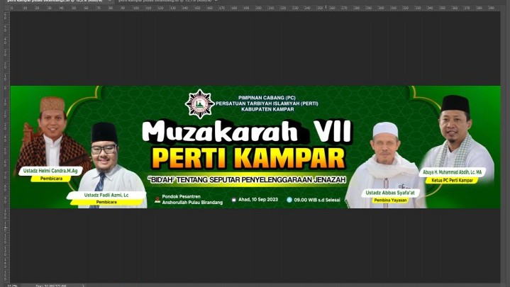 Ketua PC Perti Kampar Ajak Warga Tarbiyah Ikuti Muzakarah di Pesantren Ansharullah Pulau Birandang Besok Pagi