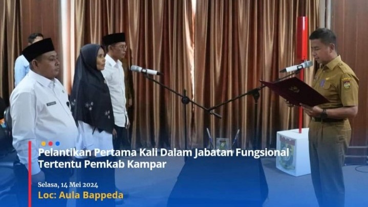 Pj Sekda Kampar Tekankan Pejabat Fungsional Punya Peran Strategis dalam Pembangunan Daerah Pj Sekda Kampar Tekankan Pejabat Fungsional Punya Peran Strategis dalam Pembangunan Daerah