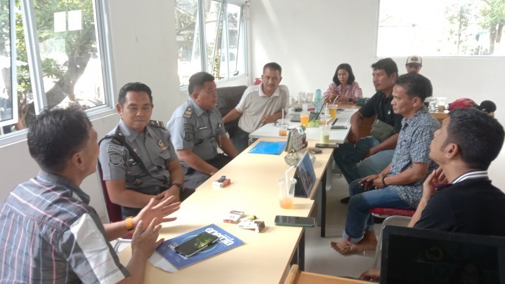 Pimpinan Lapas Narkotika Kelas IIB Pekanbaru Jalin Silaturahmi dengan PWI Kota Pekanbaru