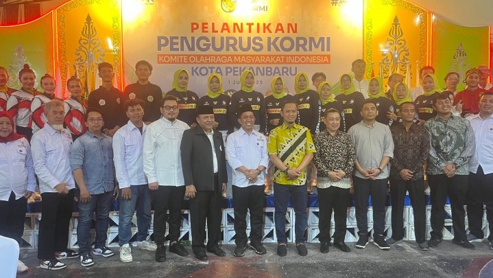 Walikota Pekanbaru Agung Nugroho Apresiasi Terbentuknya Pengurus KORMI Pekanbaru 2025-2029