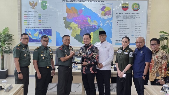 Komisi I DPR RI Tinjau Kesiapan Transformasi Korem 031/WB Jadi Kodam XIX/Tuanku Tambusai