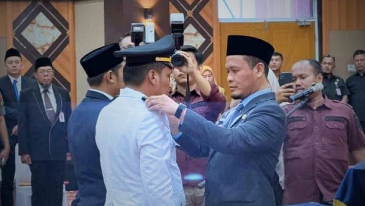 Kabag Fajri Adha Dilantik jadi Camat Kulim Defenitif