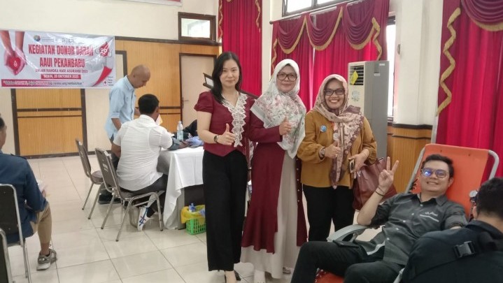AAUI Cabang Pekanbaru Gelar Bakti Sosial Donor Darah,Teguhkan Semangat Kemanusiaan AAUI Cabang Pekanbaru Gelar Bakti Sosial Donor Darah,Teguhkan Semangat Kemanusiaan