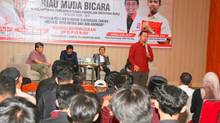 PKS Riau Launching “Riau Muda Bicara”, Wadah dan Ruang Anak Muda Sampaikan Gagasan