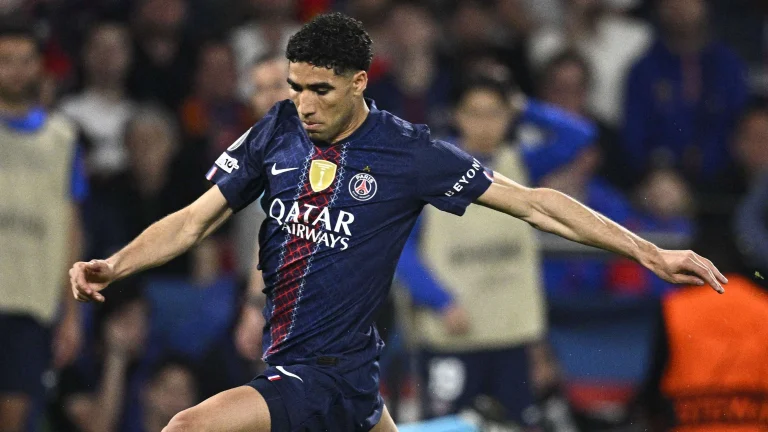 Achraf Hakimi Ukir Sejarah! Triplé Perdana dan 4 Rekor Bersejarah dalam Pesta Gol PSG di Le Havre