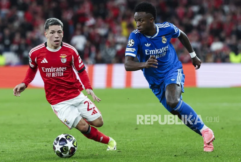 Benfica vs Omonoia: Echeverri dan Prestianni Bersinar, Raksasa Portugal Pesta Gol 4-1 di Siprus