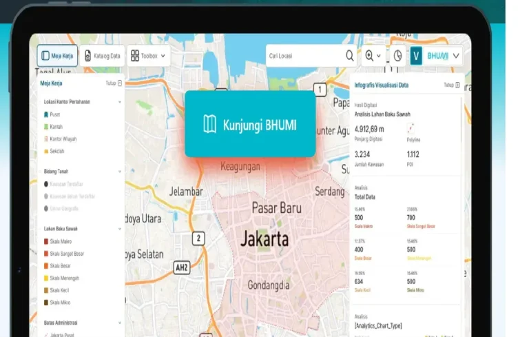 Bhumi ATR/BPN, Portal Digital untuk Telusuri Peta dan Nilai Tanah Anda