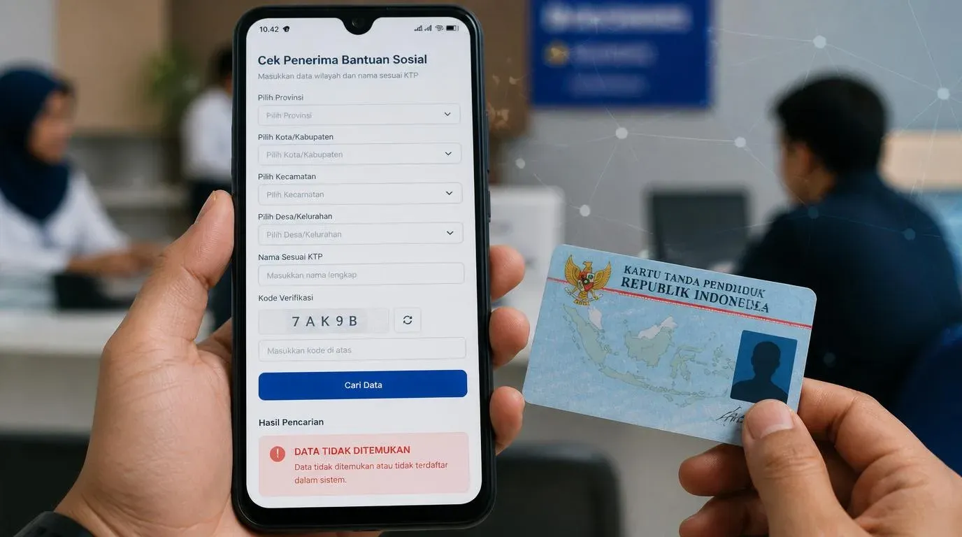 Cek Desil Bansos Lewat HP! NIK KTP di cekbansos kemensos.go.id Ungkap Bantuan Desil 1-5 dan Nasib PBI JK