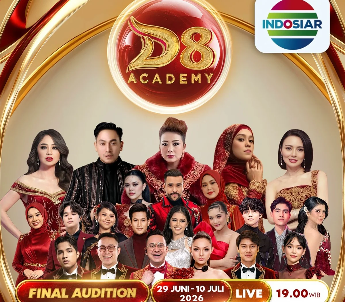 D'Academy 8 Top 12 Makin Panas: Aksi Trio Kakak Kelas hingga Strategi Virtual Gift