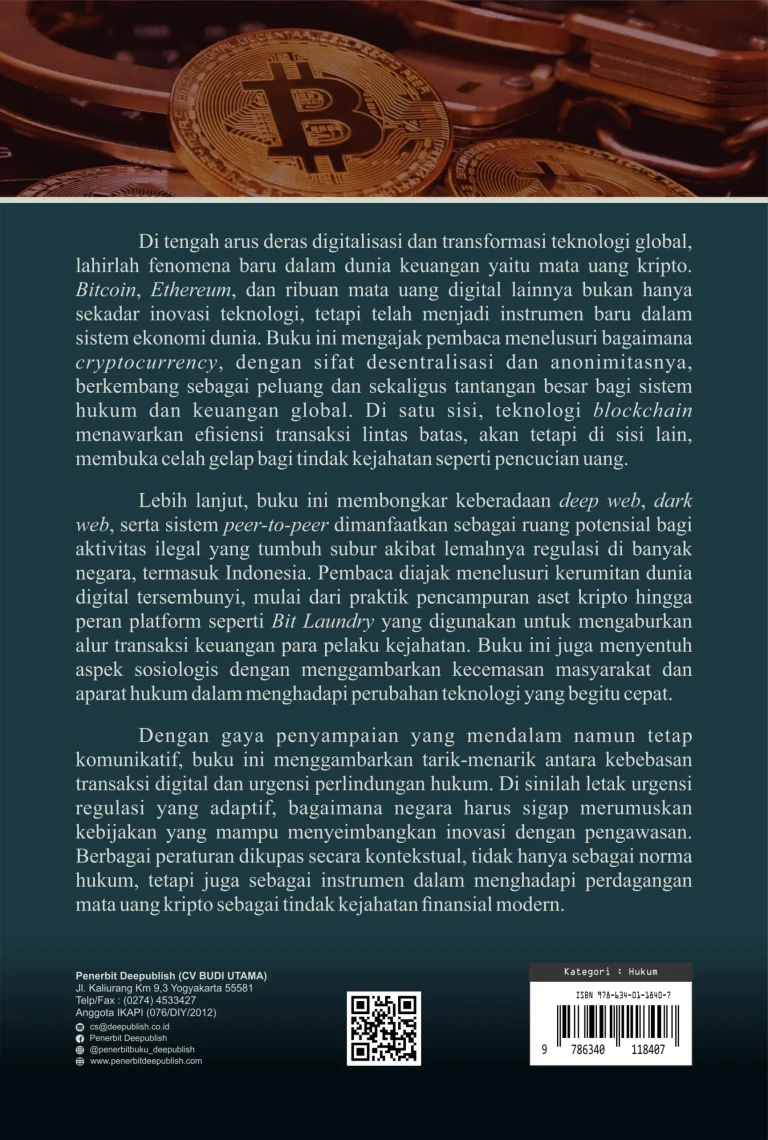 Di Balik Layar Uang Digital: Ancaman Siber, Perlindungan Hukum, dan Masa Depan Mata Uang Kripto