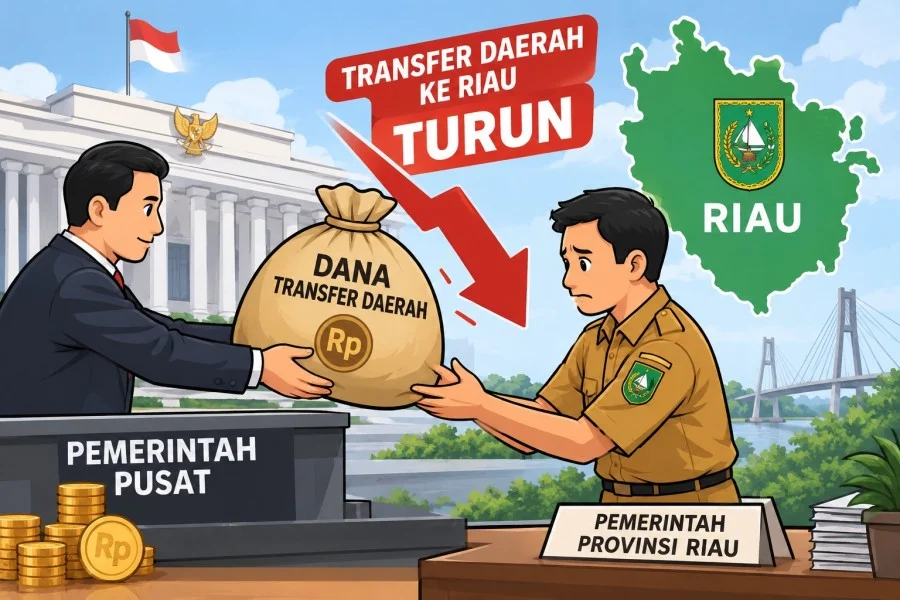 DJPb Ungkap Penurunan Transfer Daerah Riau, Dana Desa Anjlok Hampir 60 Persen