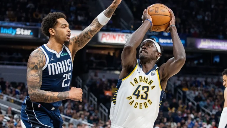 Drama Pacers vs Mavericks: Cooper Flagg Cedera Usai Foul Keras, Kyrie Irving Pimpin Dallas Menang Telak