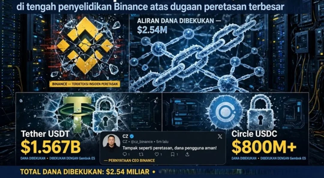 Geger Binance: Dugaan Peretasan Bekukan Rp41 Triliun, Dana Pengguna Dijamin Aman