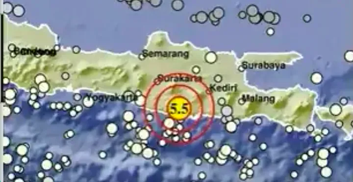 Geger Malam di Jogja: Gempa M 5,4 Guncang Gunungkidul, Getaran Terasa hingga Klaten