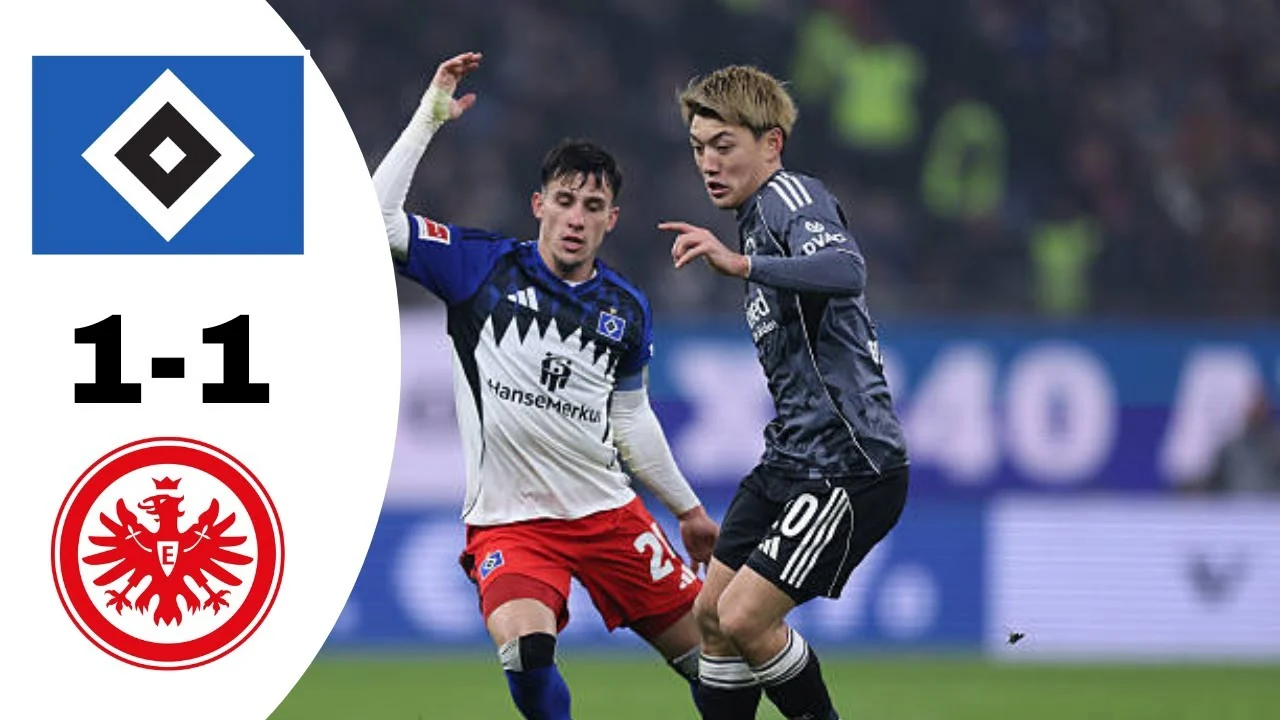 Hamburger vs Eintracht Frankfurt: Burkardt dan Ebnoutalib Bawa Die Adler ke 16 Besar, HSV Gigit Jari