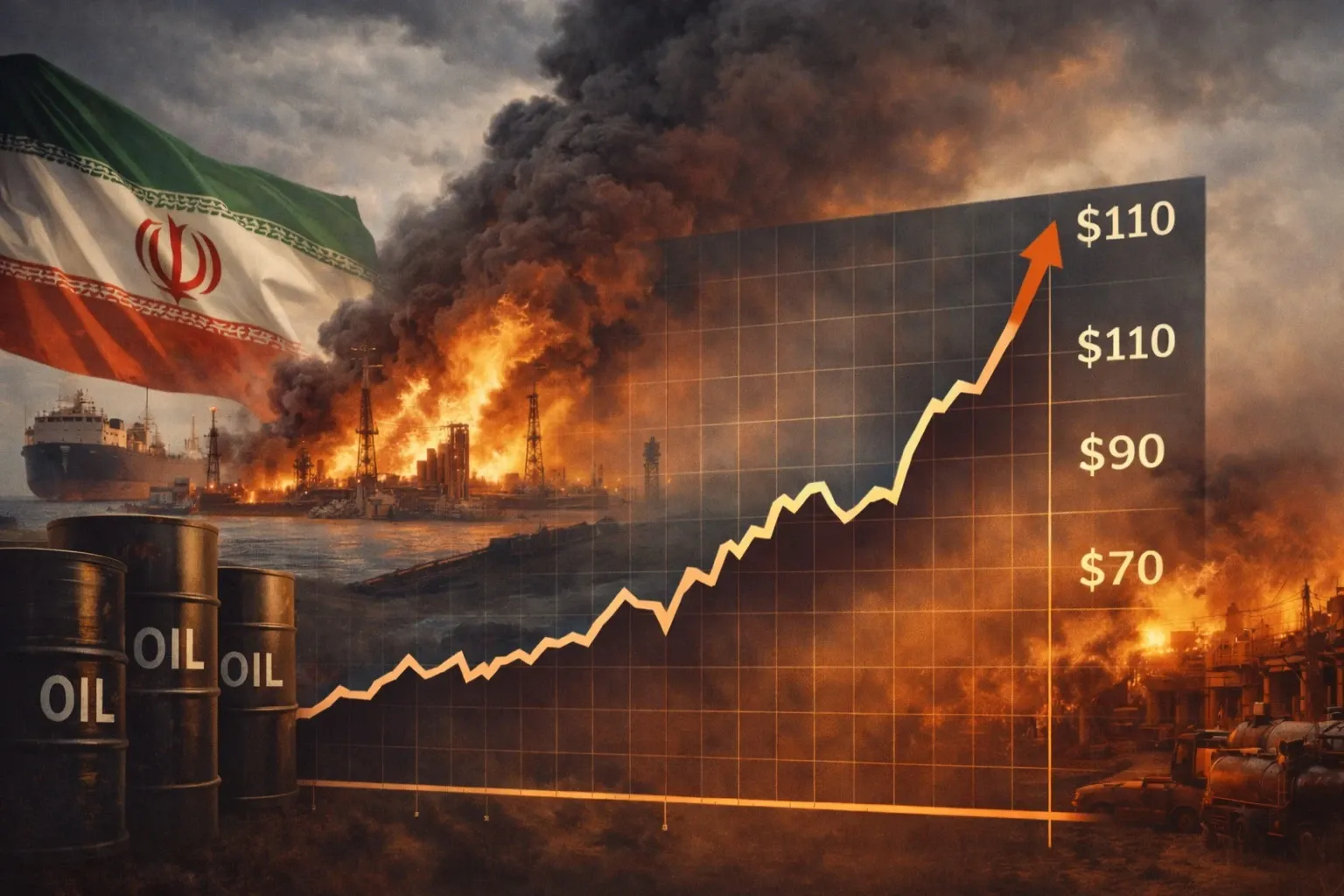 Harga Minyak Dunia Meledak Tembus 6 Bulan, Perang Iran Memanas dan Selat Hormuz Jadi Titik Panas Baru