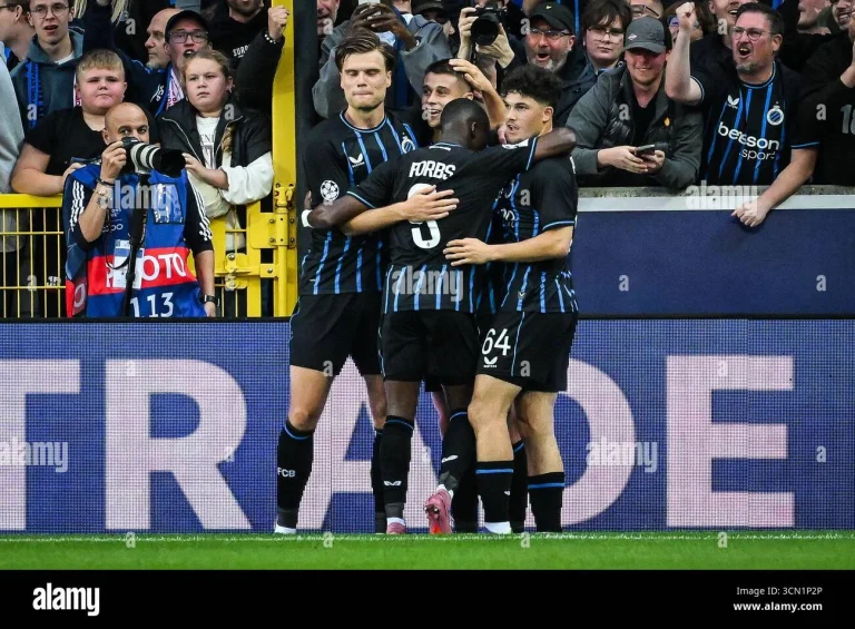 Hattrick Nicolo Tresoldi Bawa Club Brugge Kudeta Puncak Klasemen, STVV Tertunduk di Jan Breydel