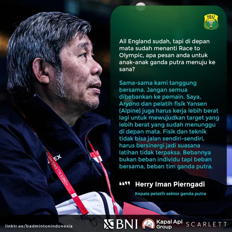 Herry Iman Pierngadi Bongkar Rahasia Sukses Aaron-Roy King dan Strategi di Balik Rombak Pasangan