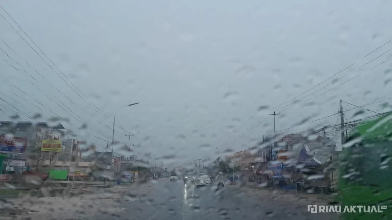 Hujan Guyur Sejumlah Wilayah Riau, Warga Tetap Diminta Waspadai Asap Pekat