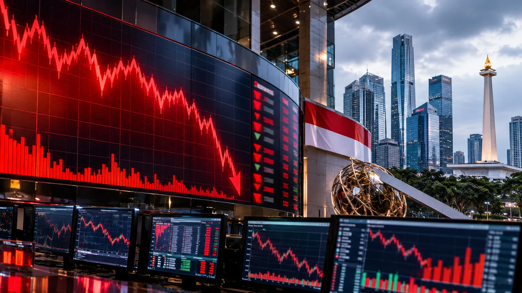 IHSG Anjlok 3,49% ke 5.098: Bank Jumbo dan Konglomerat Ikut Rontok, Seluruh Sektor Merah