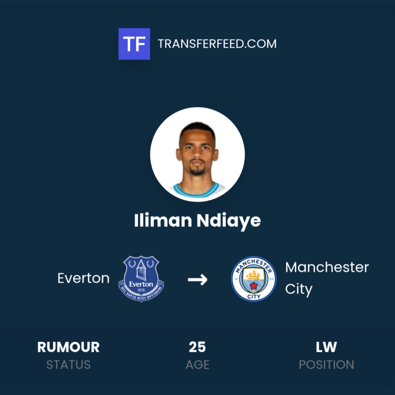 Iliman Ndiaye Jadi Kunci Baru Manchester City dan Everton di Tengah Drama Transfer Liga Primer