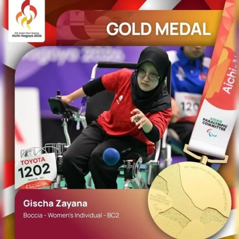 Indonesia Raih Delapan Emas di Asian Para Games 2026, Boccia Jadi Mesin Utama Prestasi Merah Putih
