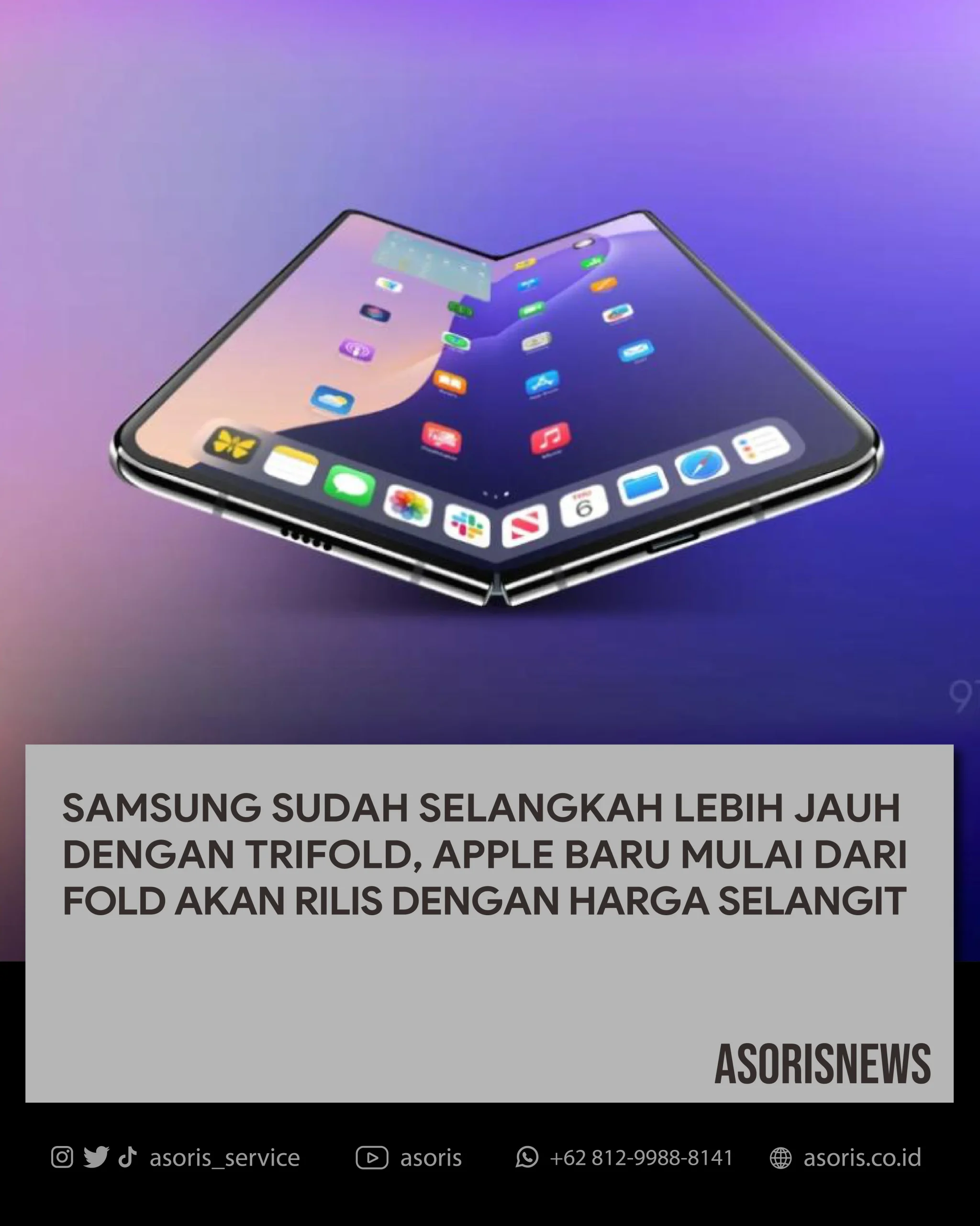 iPhone Duo Ludes dalam Hitungan Jam, Harga iPhone Lipat Indonesia Tembus Rp76 Juta