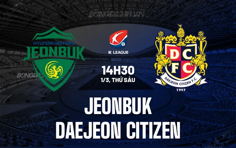 Jeonbuk vs Daejeon Citizen Berakhir Tanpa Gol, Song Beom-geun Jadi Tembok Hidup Tuan Rumah