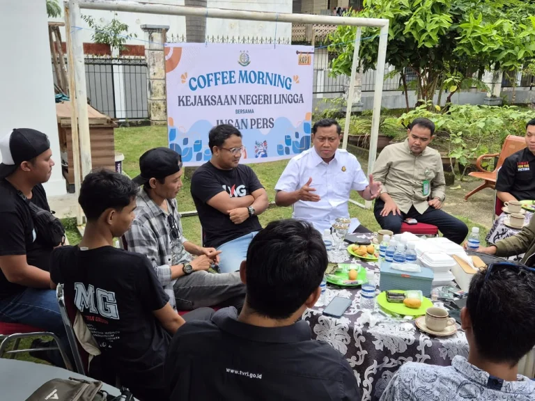 Kejari Inhu Gelar Coffee Morning Bersama Insan Pers, Tegaskan Komitmen Keterbukaan Informasi
