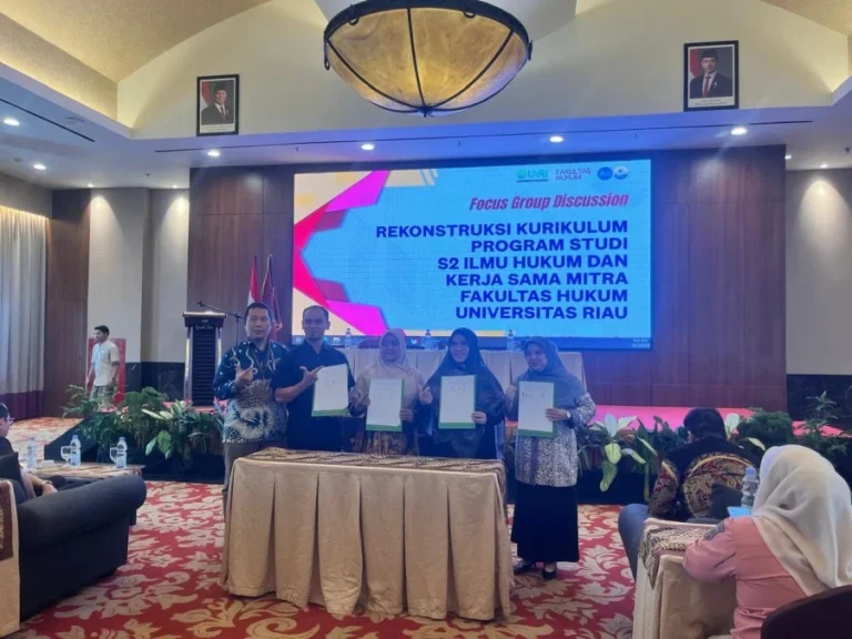 Kemenkum Riau dan UNRI Perkuat Kolaborasi Pendidikan Hukum Lewat Rekonstruksi Kurikulum S2