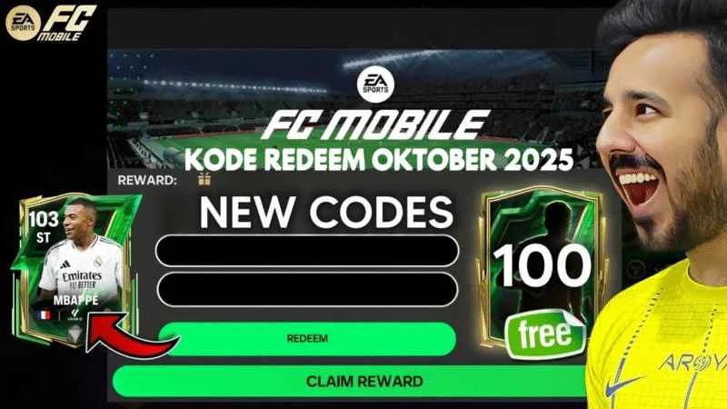 Kode Redeem FC Mobile 27 Oktober 2026: Buruan Klaim Sebelum Hangus, Ada Pemain OVR 92+ dan Jutaan Koin Gratis