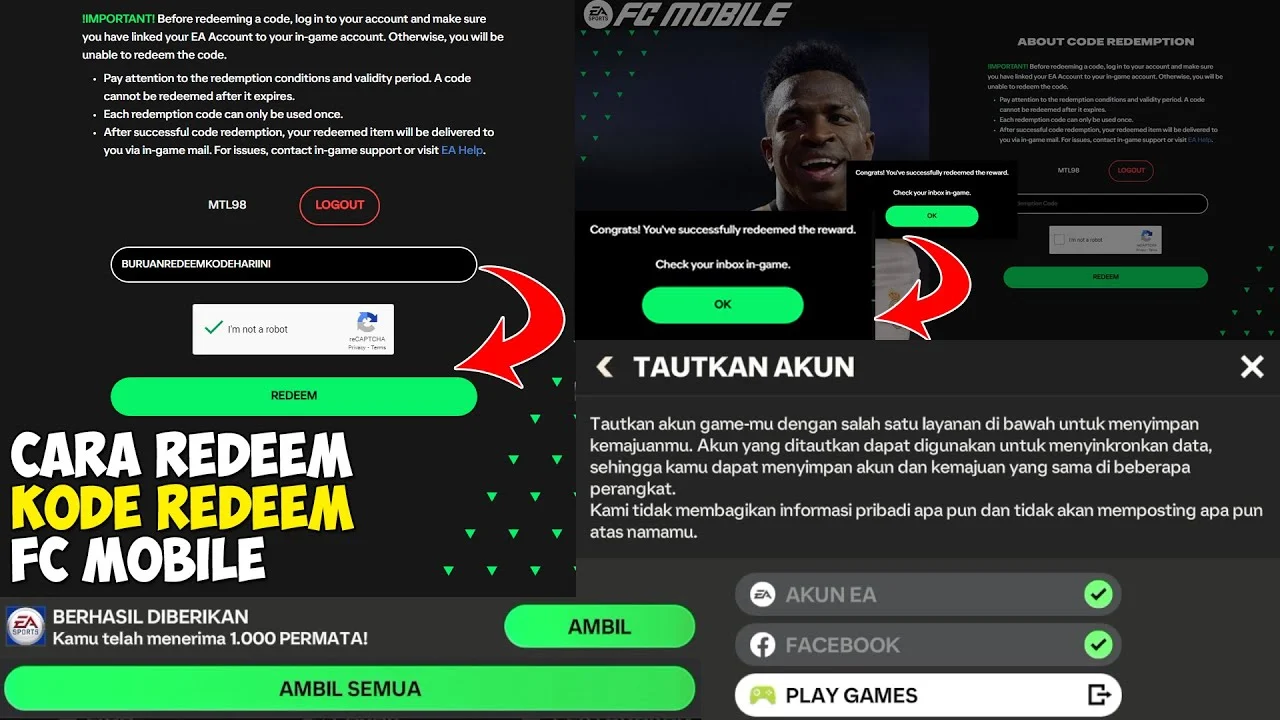 Kode Redeem FC Mobile Terbaru Oktober 2026: Buruan Klaim Gems hingga Pemain OVR 117 Gratis Sebelum Hangus