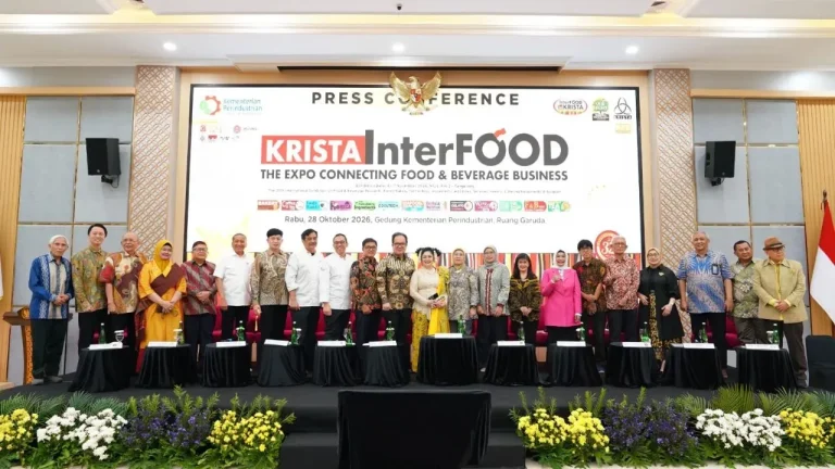 KRISTA InterFOOD 2026 Jadi Magnet Bisnis F&B: 1.100 Peserta dari 16 Negara Siap Unjuk Inovasi