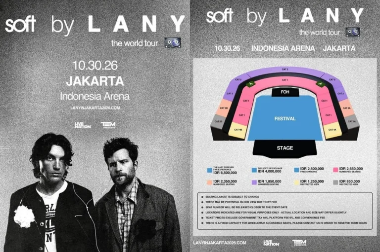 LANY Jakarta 2026: Dua Malam Penuh Kejutan di Indonesia Arena, Maisy Kay Curi Perhatian