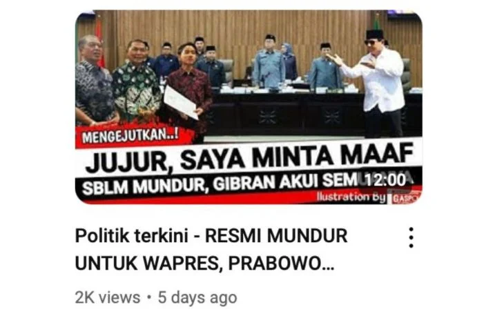 Mahkamah Agung Dikabarkan Batalkan Suket Gibran, Denny Indrayana Serukan Wapres Mundur