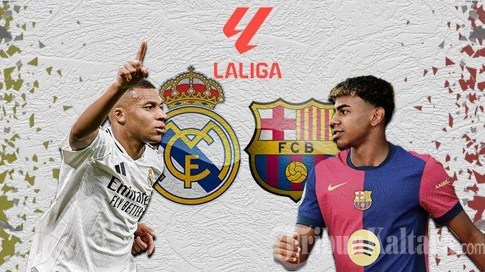 Mbappé Cetak Gol, Real Madrid Ungguli Barcelona 1-0 di Babak Pertama El Clasico
