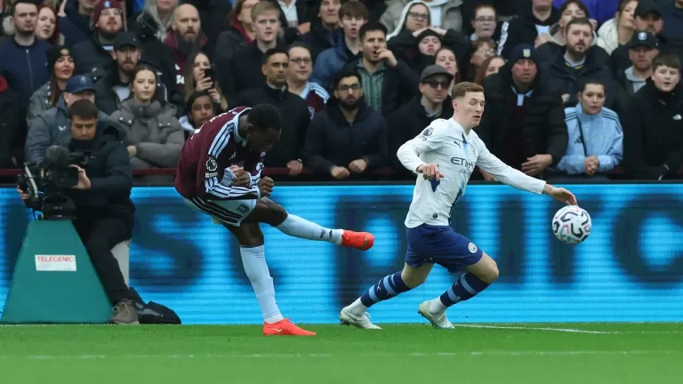 Nicolas Jackson Aston Villa Cetak Brace, Manchester City Akhirnya Tumbang di Villa Park