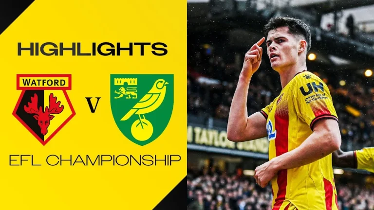Norwich City Bangkit Dramatis! Tertinggal 0-2, Comeback 3-2 Hancurkan Watford di Carrow Road