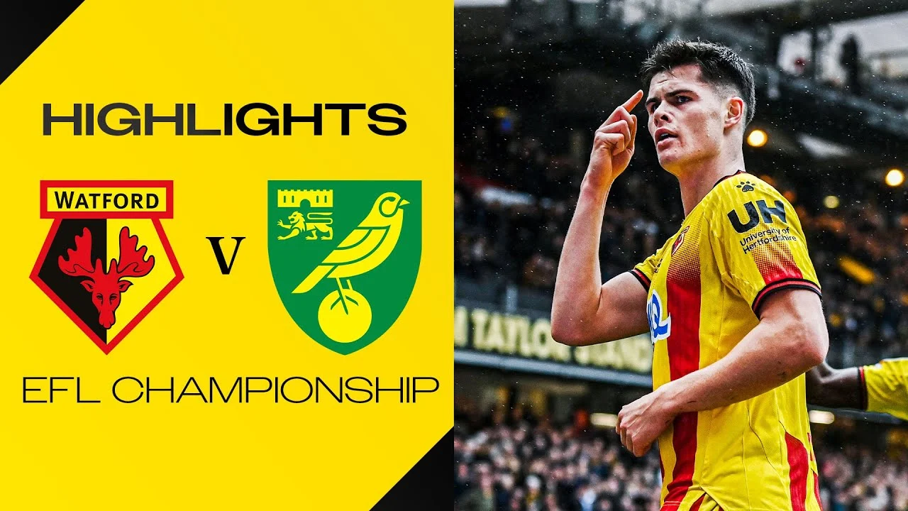 Norwich City Bangkit Dramatis! Tertinggal 0-2, Comeback 3-2 Hancurkan Watford di Carrow Road