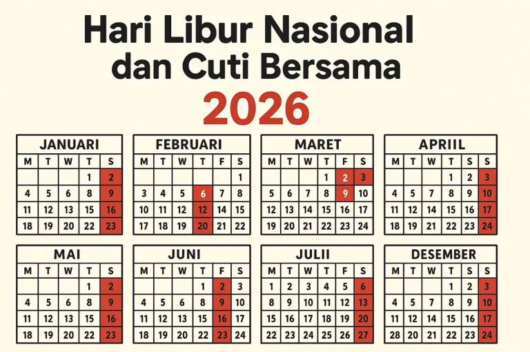 November 2026 Tanpa Cuti Bersama, Simak Jadwal Libur dan Peluang Libur Panjang di 2027
