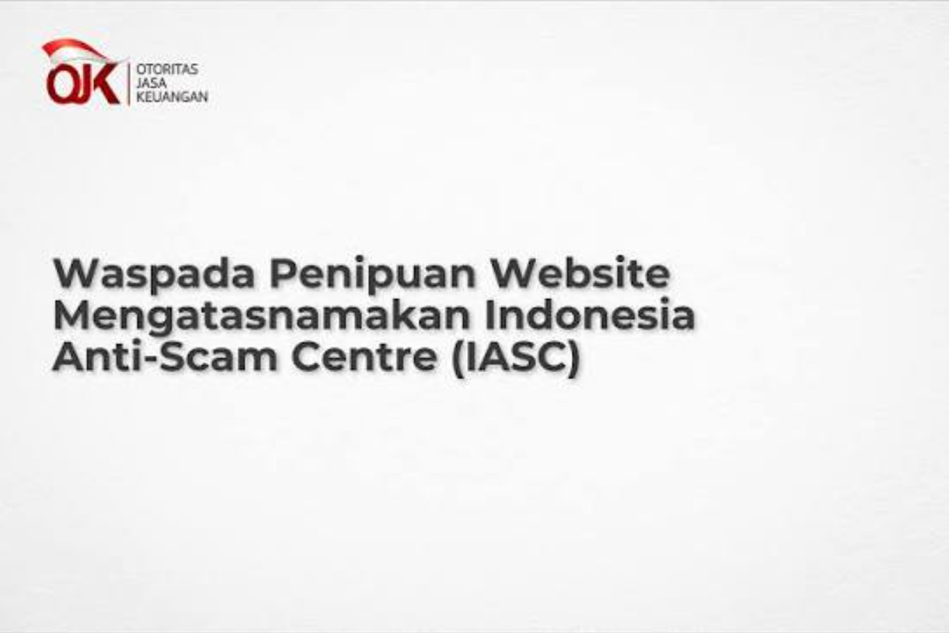 Waspada Penipuan Digital, OJK Soroti Modus Kerja 'Online' Hingga 'Love Scam'
