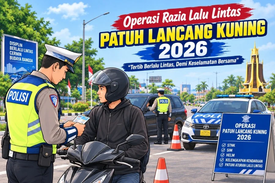Operasi Patuh Lancang Kuning Berlangsung 14 Hari, 971 Personel Dikerahkan Jaga Jalan Riau