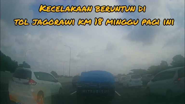 Pagi Kelam di Tol Jagorawi: Rentetan Kecelakaan hingga Motor Nekat Masuk Tol, Ini Kronologinya